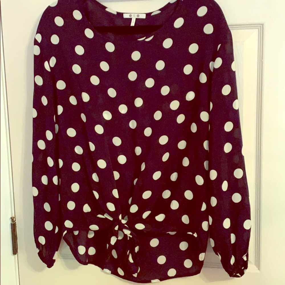Three Dots long sleeved blouse